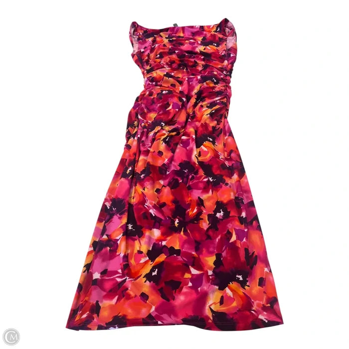 Dress Work By Lauren By Ralph Lauren In Multi-colored, Size: 2