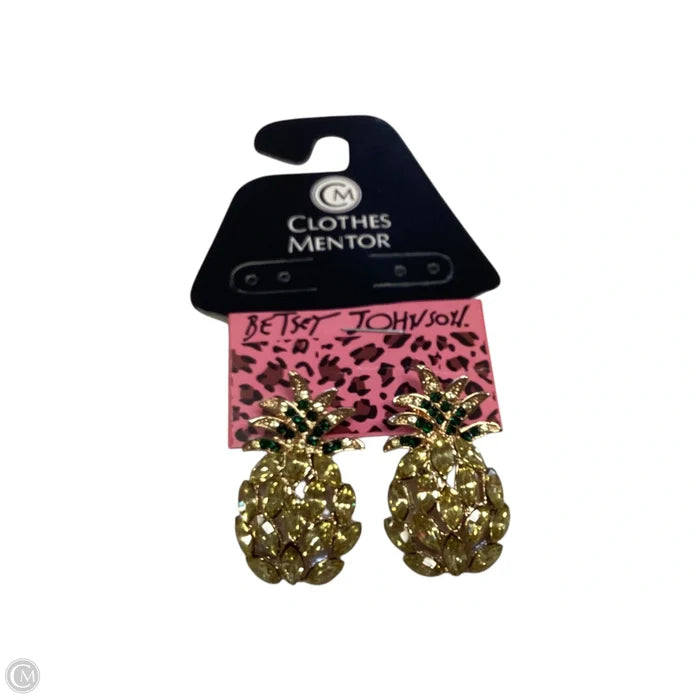 Earrings Dangle/drop By Betsey Johnson