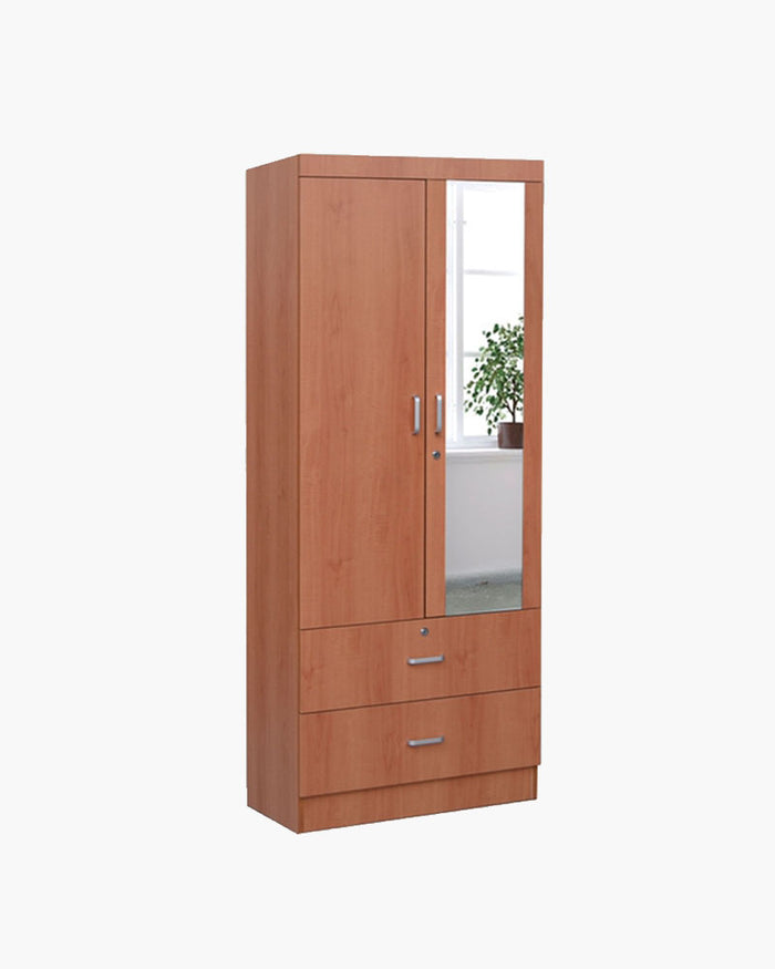 Eden Open Door Wardrobe with Mirror - Small