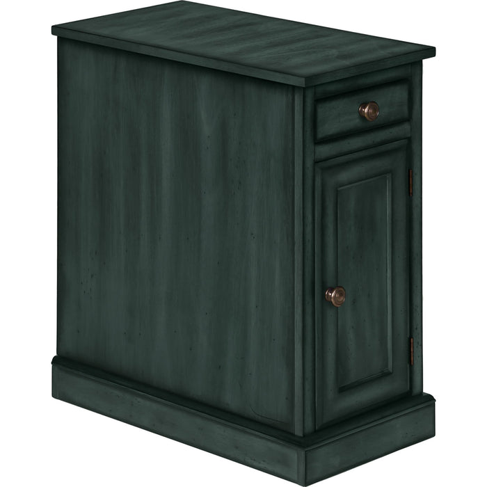 End Table - Antique Blue Veneer