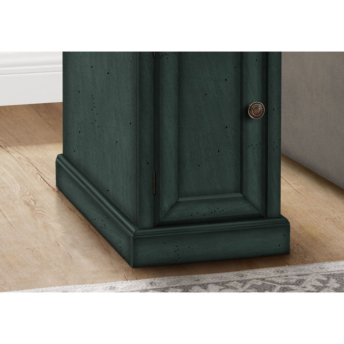 End Table - Antique Blue Veneer