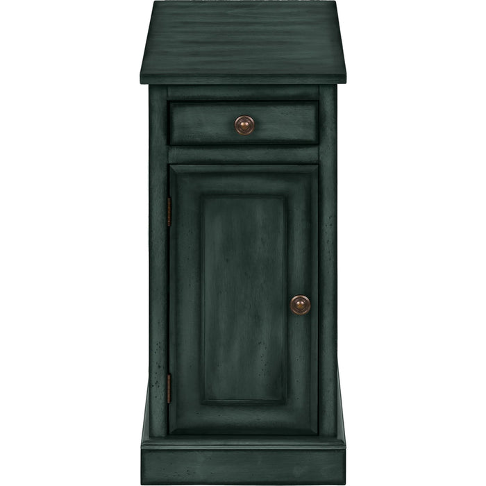 End Table - Antique Blue Veneer