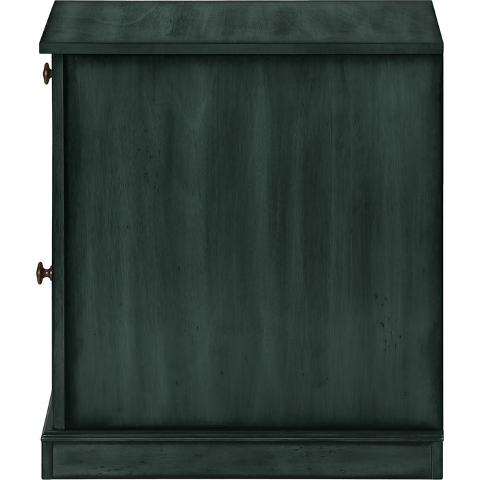 End Table - Antique Blue Veneer