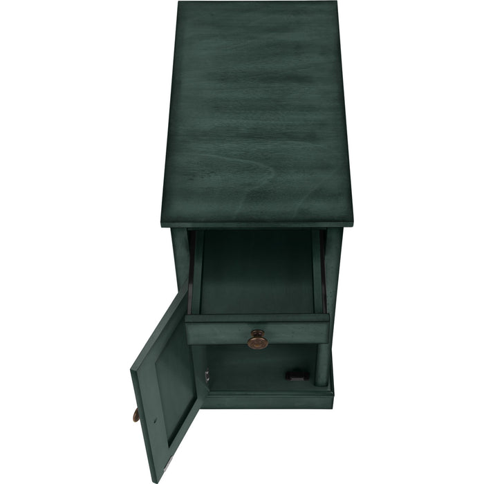 End Table - Antique Blue Veneer