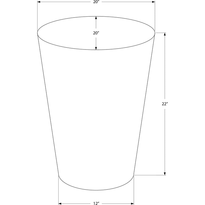 End Table - Chrome Iron Metal Drum