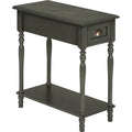 End Table - Dark Green Veneer