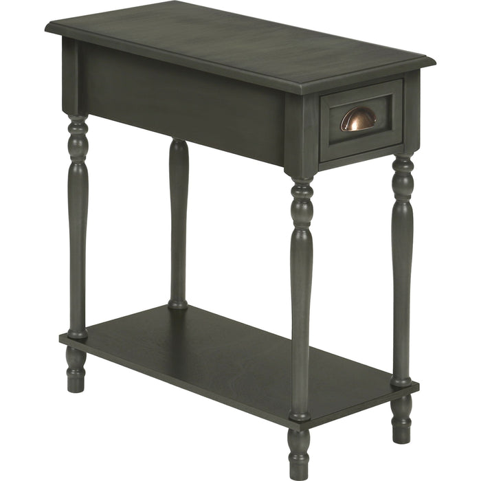 End Table - Dark Green Veneer