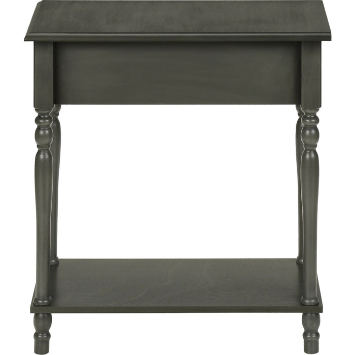 End Table - Dark Green Veneer