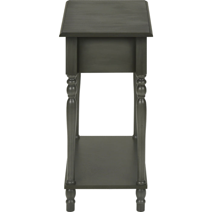 End Table - Dark Green Veneer