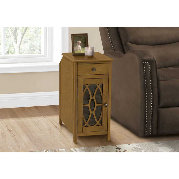 End Table - Dark Taupe Veneer