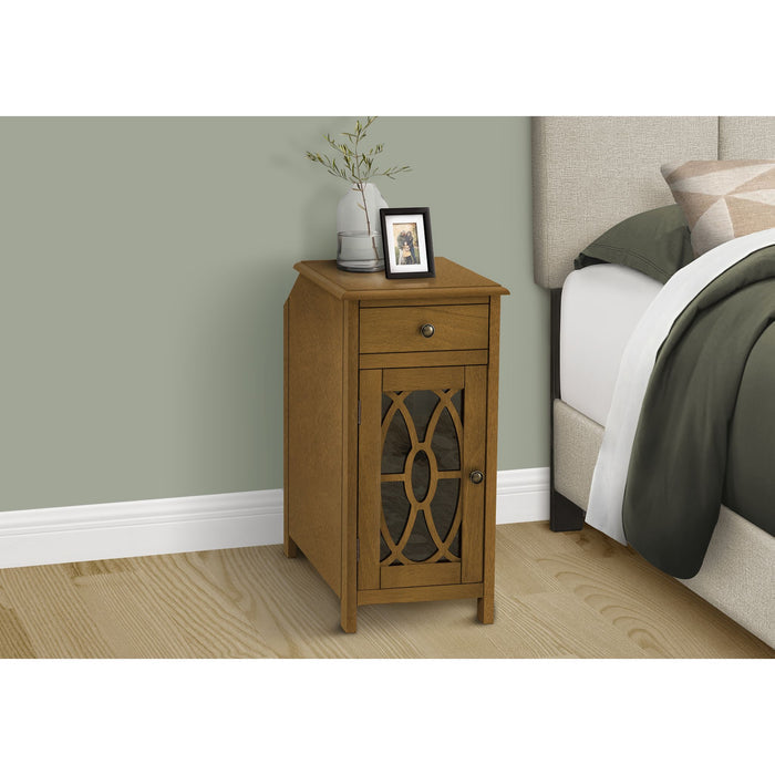 End Table - Dark Taupe Veneer
