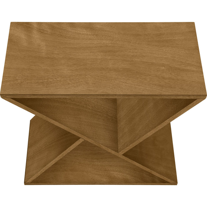 End Table - Dark Taupe Veneer