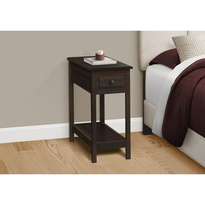 End Table - Dark Walnut Veneer