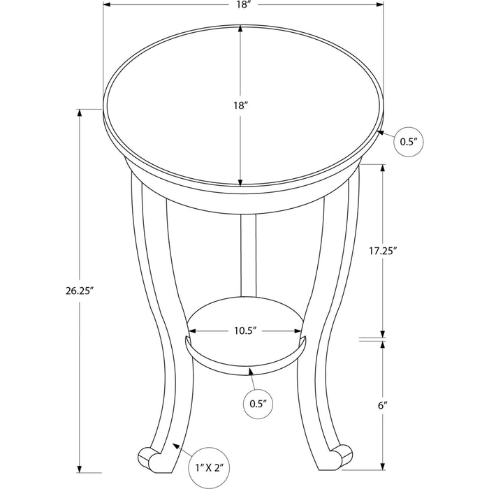 End Table - Dark Walnut Veneer