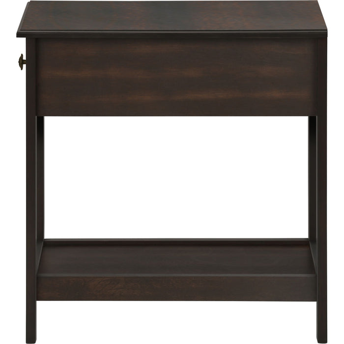 End Table - Dark Walnut Veneer