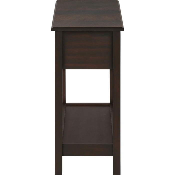 End Table - Dark Walnut Veneer