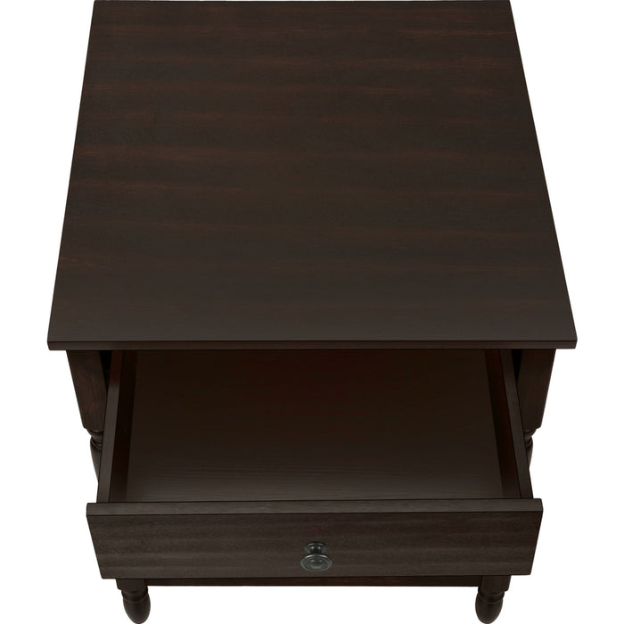 End Table - Dark Walnut Veneer