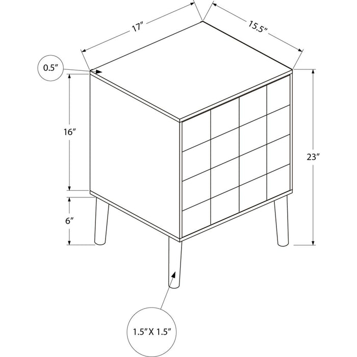 End Table - Dark Walnut