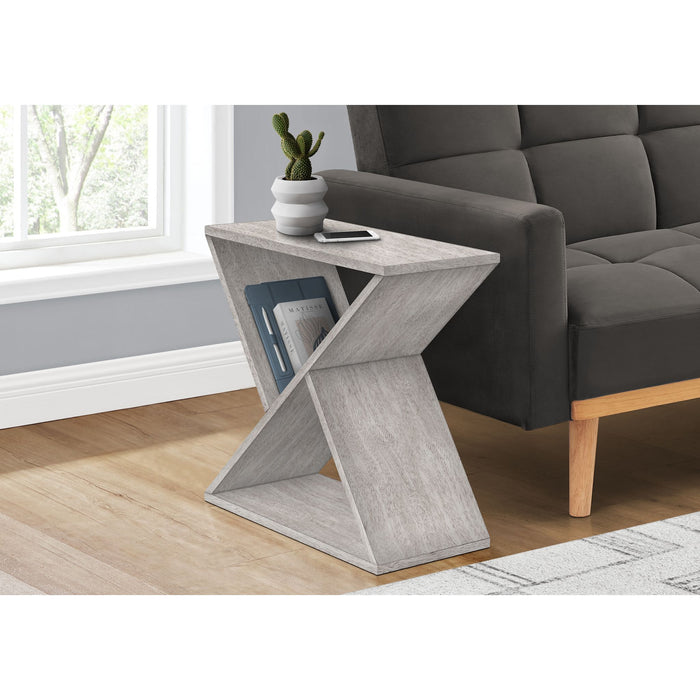End Table - Washed Grey Veneer