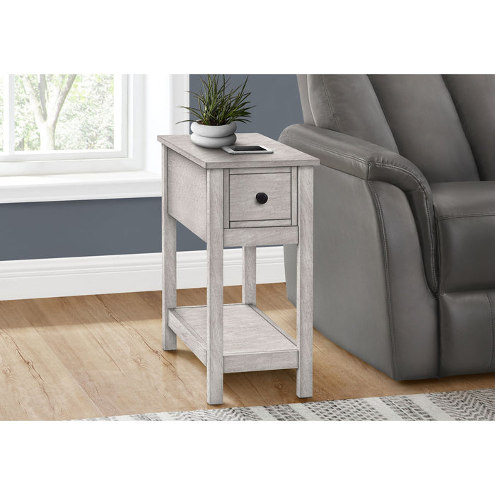 End Table - Washed Grey Veneer