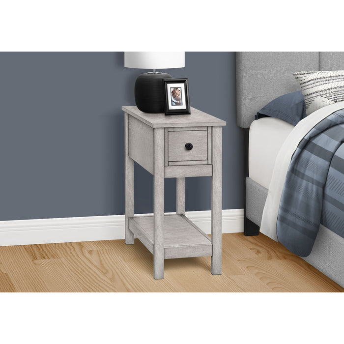 End Table - Washed Grey Veneer
