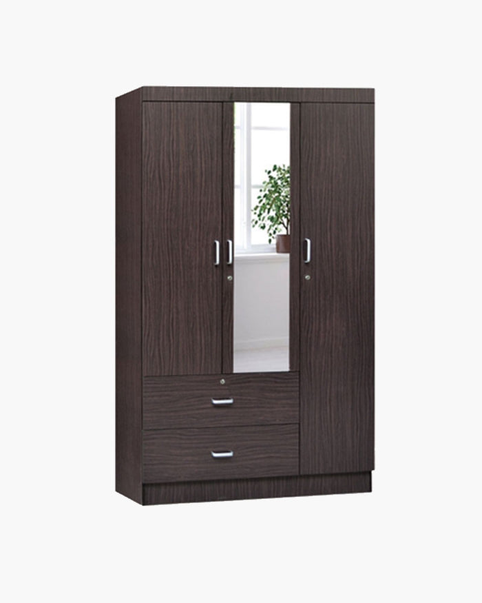 Enoi Open Door Wardrobe with Mirror – Big