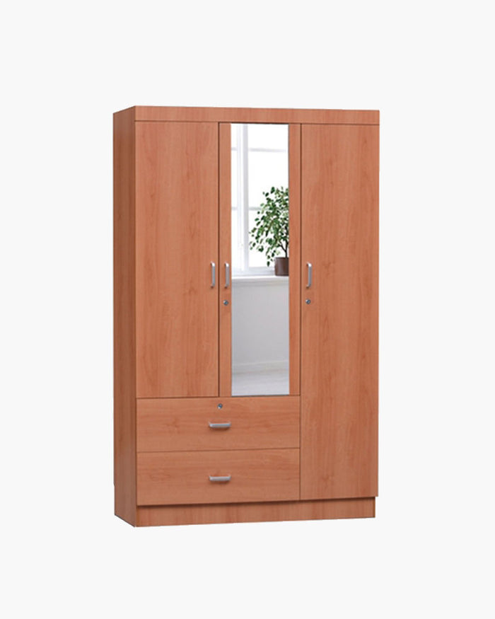 Enoi Open Door Wardrobe with Mirror – Big