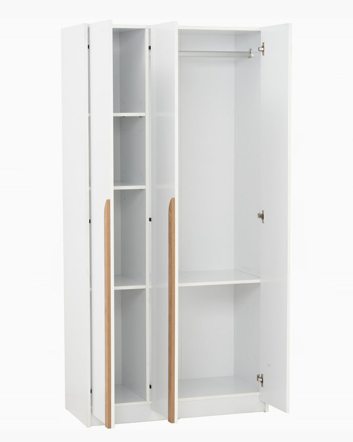 Enrich Open Door Wardrobe-White