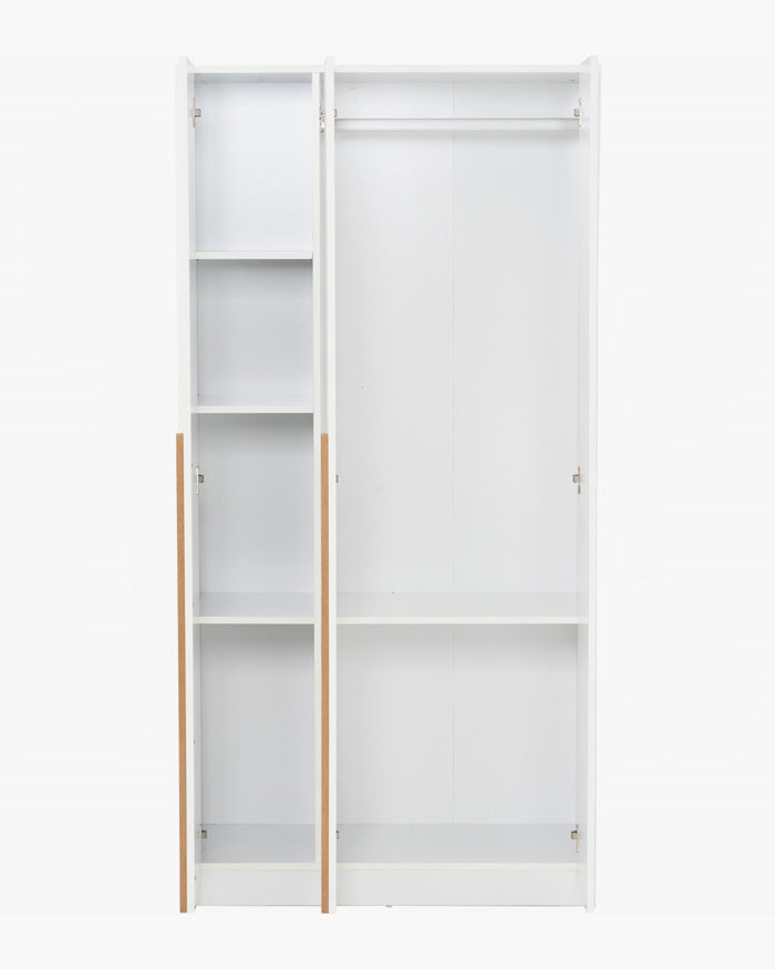 Enrich Open Door Wardrobe-White