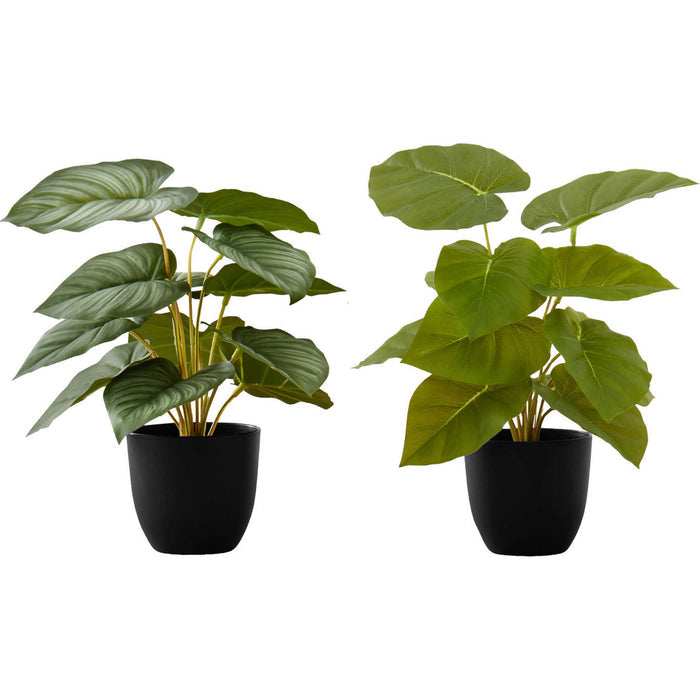 Epipremnum - 13" Artificial Plant (Set of 2) in a 4" Pot