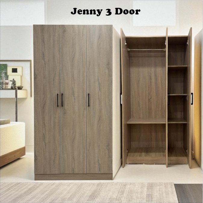 Essential Open Door Wardrobe - 3 Door