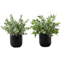 Eucalyptus - 11" Artificial Plant (Set of 2) in a 5" Pot