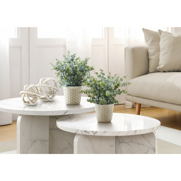 Eucalyptus - 13" Artificial Plant (Set of 2) in a 4" Pot