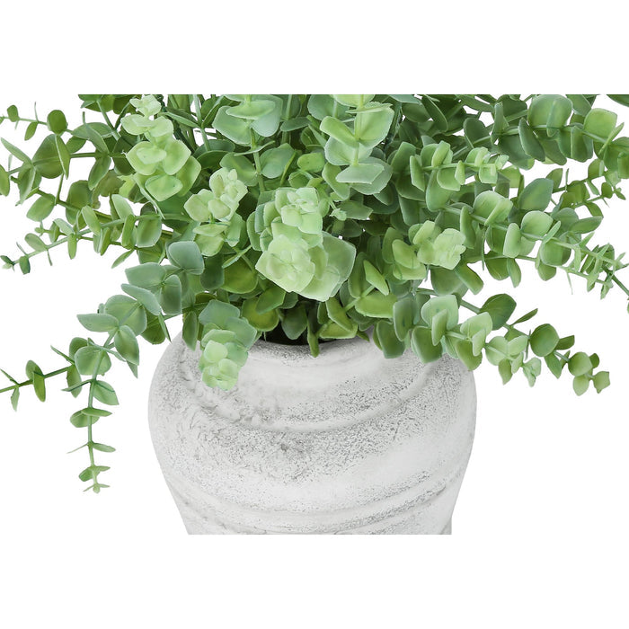 Eucalyptus - 16" Artificial Plant (Set of 2) in a 6" Pot
