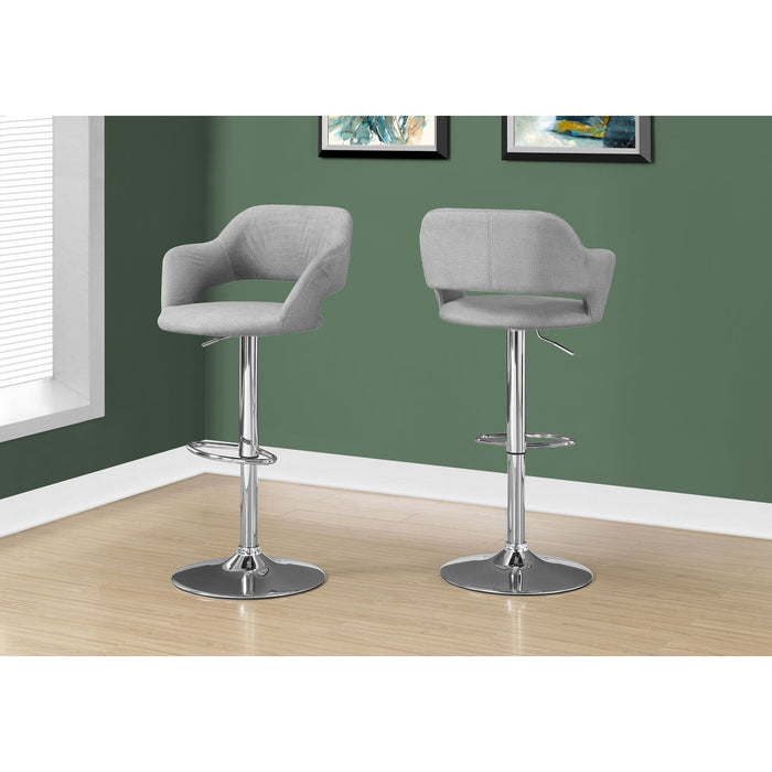 Fabric Adjustable Height Stool