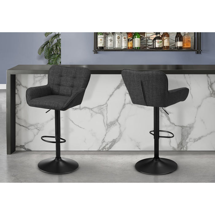 Fabric Adjustable Height Stool