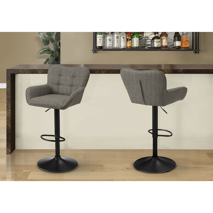 Fabric Adjustable Height Stool