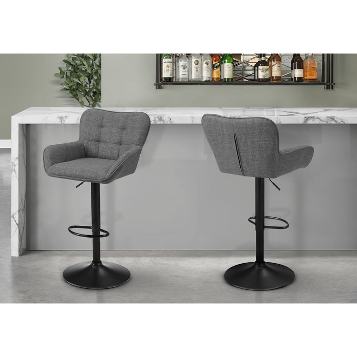 Fabric Adjustable Height Stool