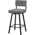 Fabric Bar Height Stool