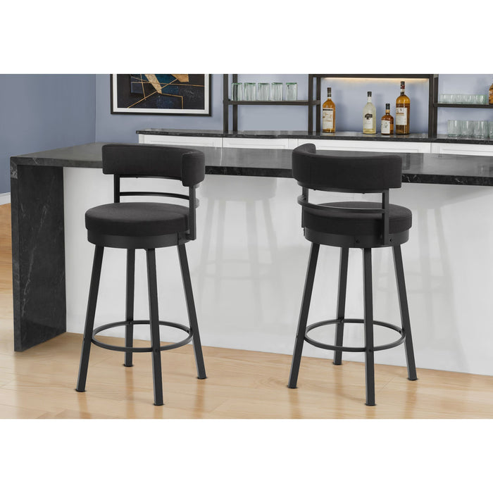 Fabric Bar Height Stool