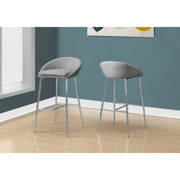 Fabric Bar Height Stool