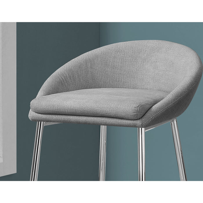 Fabric Bar Height Stool