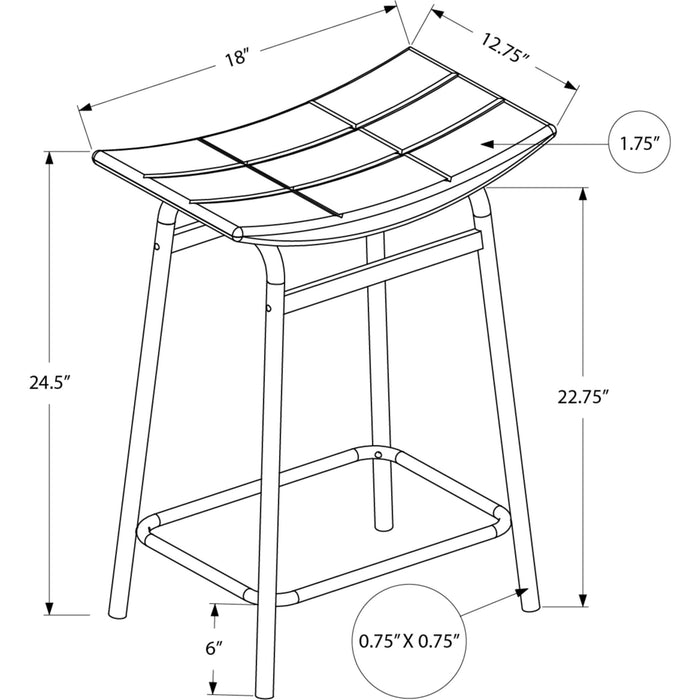 Fabric Counter Height Stool