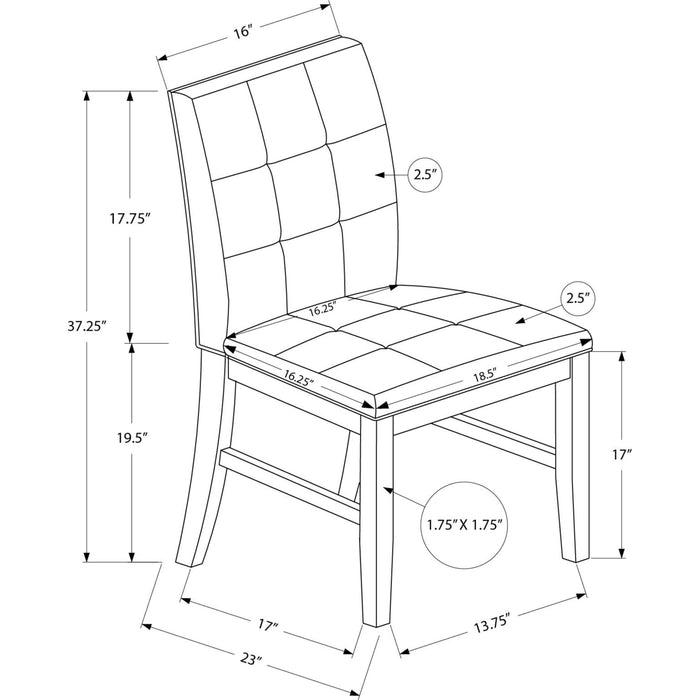 Fabric Dining Chair (Set of 2)