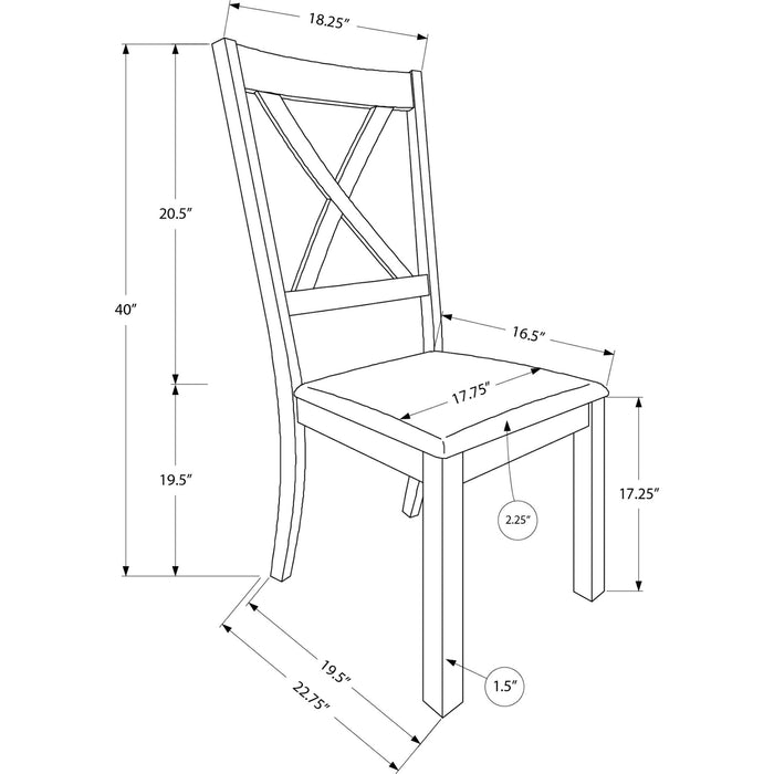 Fabric Dining Chair (Set of 2)