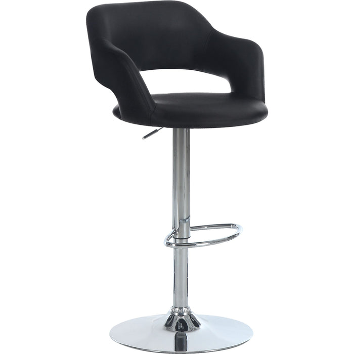 Faux Leather Adjustable Height Stool