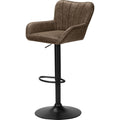 Faux Leather Adjustable Height Stool