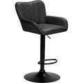 Faux Leather Adjustable Height Stool