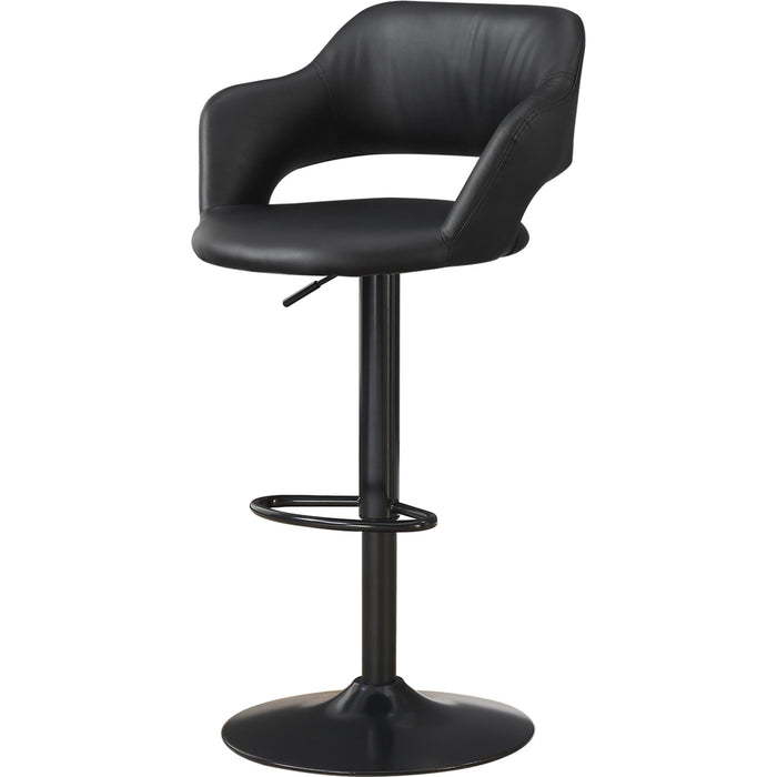 Faux Leather Adjustable Height Stool