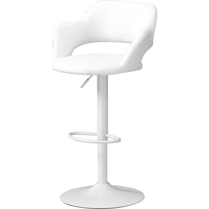 Faux Leather Adjustable Height Stool